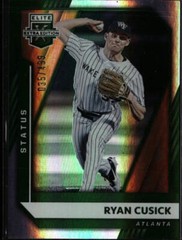 2021 Panini Elite Extra Edition #24 Ryan Cusick Status Green #/499 D348