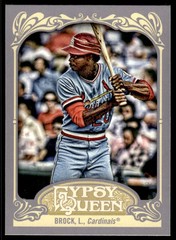 Lou Brock 2012 Topps Gypsy Queen #297 St. Louis Cardinals Baseball Card