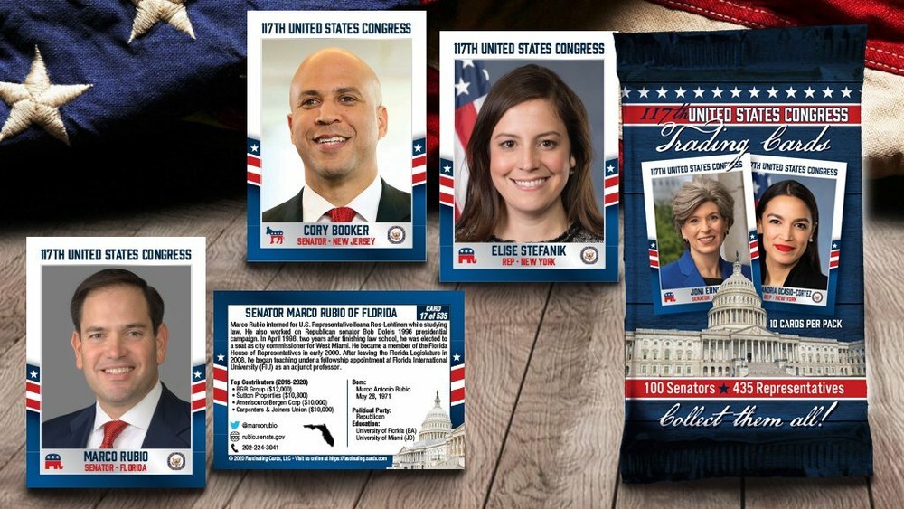 2021 United States Congress Fascinating Cards Pick A Card Vermont