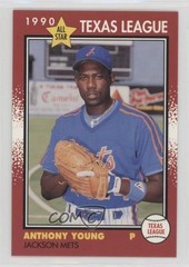 1990 Grand Slam Texas League All-Stars Anthony Young #31 0h1