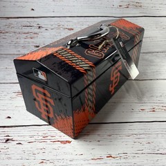NBL Giants Windco 16.25 in. Steel San Francisco Art Deco Tool Box 7.1 in. new
