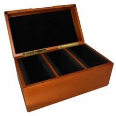 Solid Wood Box for 45 PSA Slabbed Cards