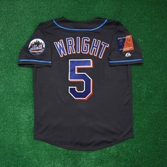 David Wright New York Mets 2004 Shea 40th Alt Black Jersey Men’s (S-3XL)