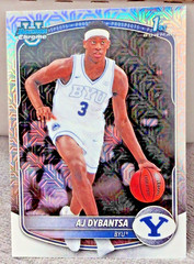 2025-26 Bowman Basketball AJ Dybantsa 1st Mojo Refractor #BCP-1 BYU Wizards