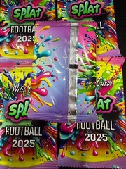 PACK OF 5 – 2025 SPLAT Football Wild Card Factory Sealed POSSIBLE DUAL AUTO TRUE