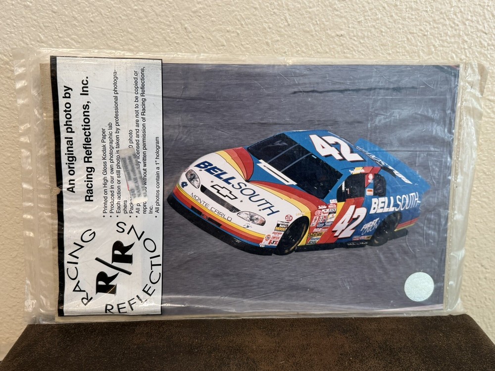 Racing Reflections Joe Nemechek #42 Sealed Bell South Chevy 1998 8×10 Picture