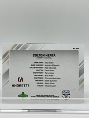 Colton Herta 2026 Parkside NTT INDYCAR #153 Card