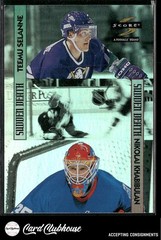 1996-97 Score Sudden Death #15 Nikolai Khabibulin / Teemu Selanne