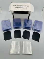 200ct Semi Rigid Card Holders & 200ct Card Sleeves for PSA, SGC, BGS, CSG Graded
