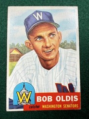 1953 Topps – Bob Oldis High #262 (RC) Washington Senators clean glossy centered