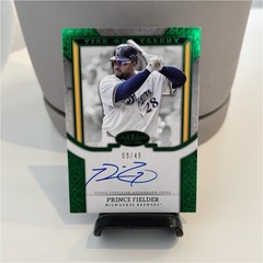 Topps 2024 Tier One Talent Auto Prince Fielder Green Foil /49 #T1TA-PF