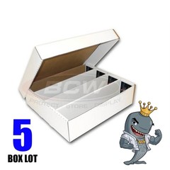 5x BCW 3200ct 4-row Storage Box with LID (5ct Bundle) – $11.98/Box FREE SHIP