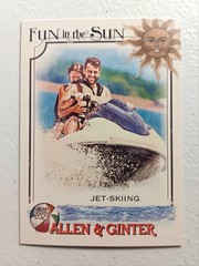 2023 Topps Allen & Ginter Fun In The Sun Jet-Skiing Insert #10