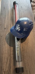 Los Angeles Dodgers Matt Kemp Autographed Batting Helmet MLB Authenticated & Bat