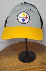 ’47Brand NFL Mens Pittsburg Steelers Gray Black and Yellow Cap One Size Fits All