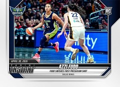2026 Panini Instant WNBA Azzi Fudd ROOKIE CARD SP Dallas Wings #18 RC