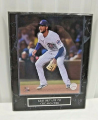 Kris Bryant 10 1/2 x 13 Black Marble Plaque With 8×10 Photo-Chicago Cubs