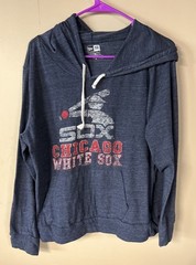 New Era Chicago White Sox Womens Hoodie Dark Blue 2XL