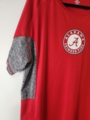 Alabama University Shirt Mens Size 2XL By KA Knights Apparel DriFit