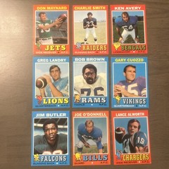 1971 TOPPS FOOTBALL- YOU PICK #1 -200 COMPLETE YOUR SET FREE SHIPPING