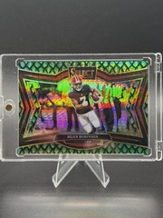 2024 Bijan Robinson – Panini Select Green Dragon Scale Prizm /70 #408 Falcons