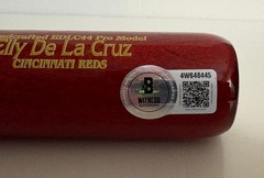 Elly De La Cruz Signed Autographed Marucci MINI 18″ Baseball Bat Beckett Witness