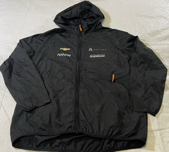 Arrow McLaren Indycar Team Zip Up Jacket Women XL Racing Official NEW NWOT