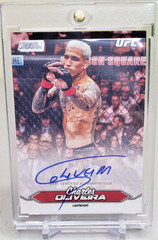2025 Topps Stadium Club UFC CHARLES OLIVEIRA Auto ON – CARD Autograph