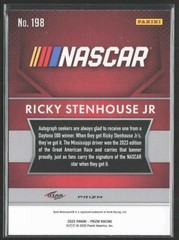 2025 Panini Prizm #198 Ricky Stenhouse Jr Silver HYAK Motorsports (C2)