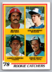 1978 TOPPS #708 LANCE PARRISH DETROIT TIGERS ROOKIE & DALE MURPHY ATLANTA BRAVES