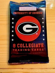UGA (8) Pack 2016 Collectible Trading Cards. Straight From Sealed Box Panini