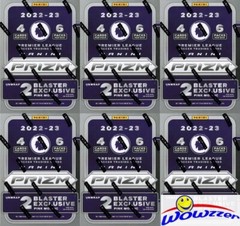 (6) 2022/23 Panini Prizm Premier League Soccer EXCLUSIVE Sealed Blaster Box!