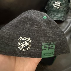 Lot of 4 Dallas Stars NHL Hockey Baseball Hats Camo Military & Green Hook & Loop