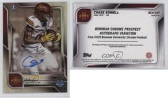 2025 Bowman U Chrome Prospect Refractor 159/299 Chase Sowell #BCA-CST Auto ma9