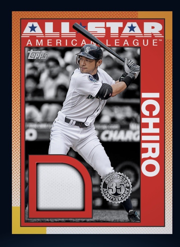 2025 Topps Series 2- 1990 All-Star Relic – ICHIRO SUZUKI (Topps Bunt Digitalcard