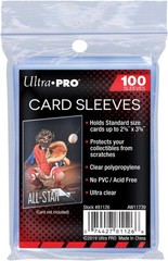 100 Ultra-Clear Card Sleeves – 2 5/8 x 3 5/8 Inches for Sports & Collectibles
