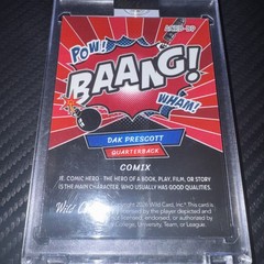 2026 Wild Card 1/1 Dak Prescott America 250 Red Foil Comix Dallas Cowboys
