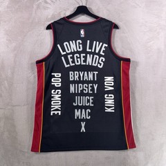 Nike Miami Heat Long Live Legends Tribute Jersey Mens Size Large Black NBA Kobe
