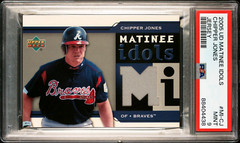 😲🪓HOF Game-Worn Used Jersey Chipper Jones 2005 Upper Deck Matinee Idols #MI-CJ