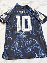 Argentina 2026 Away Messi #10 Player Version World Cup Patch XL (Fits Like L)