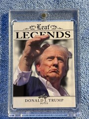 DONALD J. TRUMP 2024 THE 47th POTUS LEAF LEGENDS “BUTLER PA.” #LA-01 MINT CARD