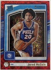 JARED MCCAIN 2024-25 Panini Donruss #228 International Rookie Philadelphia 76ers