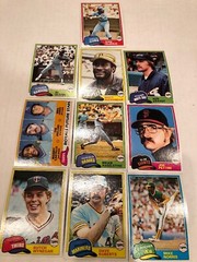 1979 1980 1981 1982 Topps Baseball U Pick 20 Cards Complete Your Set Lot New Ex+