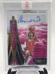 2024-25 Panini Select In Flight Pink Pulsar Amen Thompson Auto #d 1/15 (Jsy #)