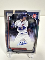 Cam Smith 2024 Bowman Draft #CPA-CS 1st Bowman Chrome Prospect Auto Cubs🍀🍀🍀