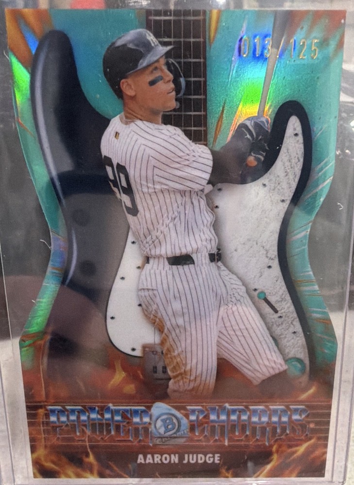 2026 Bowman Aaron Judge New York Yankees Power Chords Insert PC-1 013/125
