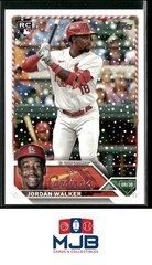 2023 Topps Holiday Jordan Walker Rookie #H154 St. Louis Cardinals
