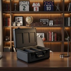 Lockable Card Storage Box Large Capacity Graded Card Storage Box for Collectors
