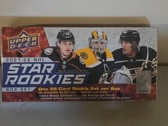 Upper Deck 21-22 NHL Star Rookies Hockey Box Set 25 Card NEW AND SEALED L@@k