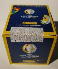 Panini Copa America 2021 Hardcover Album + 1 Sealed 50 packets box
